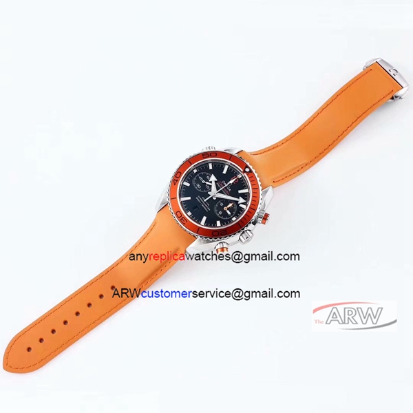 Grade 1 Replica Omega Seamaster Chronograph Orange Watch